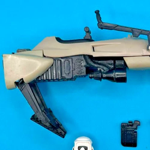 Bicicleta de Colección 1983 Star Wars ROTJ Kenner Speeder Endor 100% Completa con Scout 2 Foto 2 de 4