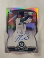 2023 Bowman Draft Chrome Prospect Auto  Refractor 302/499 Jonny Farmelo #CDA-JF