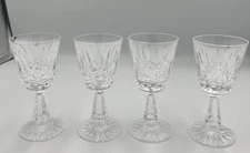 Vintage Set Of 4 Waterford Crystal 4.75” Rosslare Cordial Goblets Ireland EUC