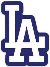 Los Angeles Dodgers Logo All Weather Vinyl Sticker/Decal MLB