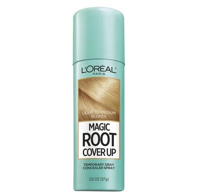 L'Oreal Magic Root Cover Up Temporary Hair Color Spray Light, Medium Blonde, 2oz
