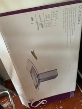 Stainless Steel Cooker Hood With Curved Glass