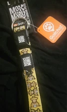 Yellow Monkey & Max And Molly Large Dog Collar.  New! GOTCHA! Lost/Found App