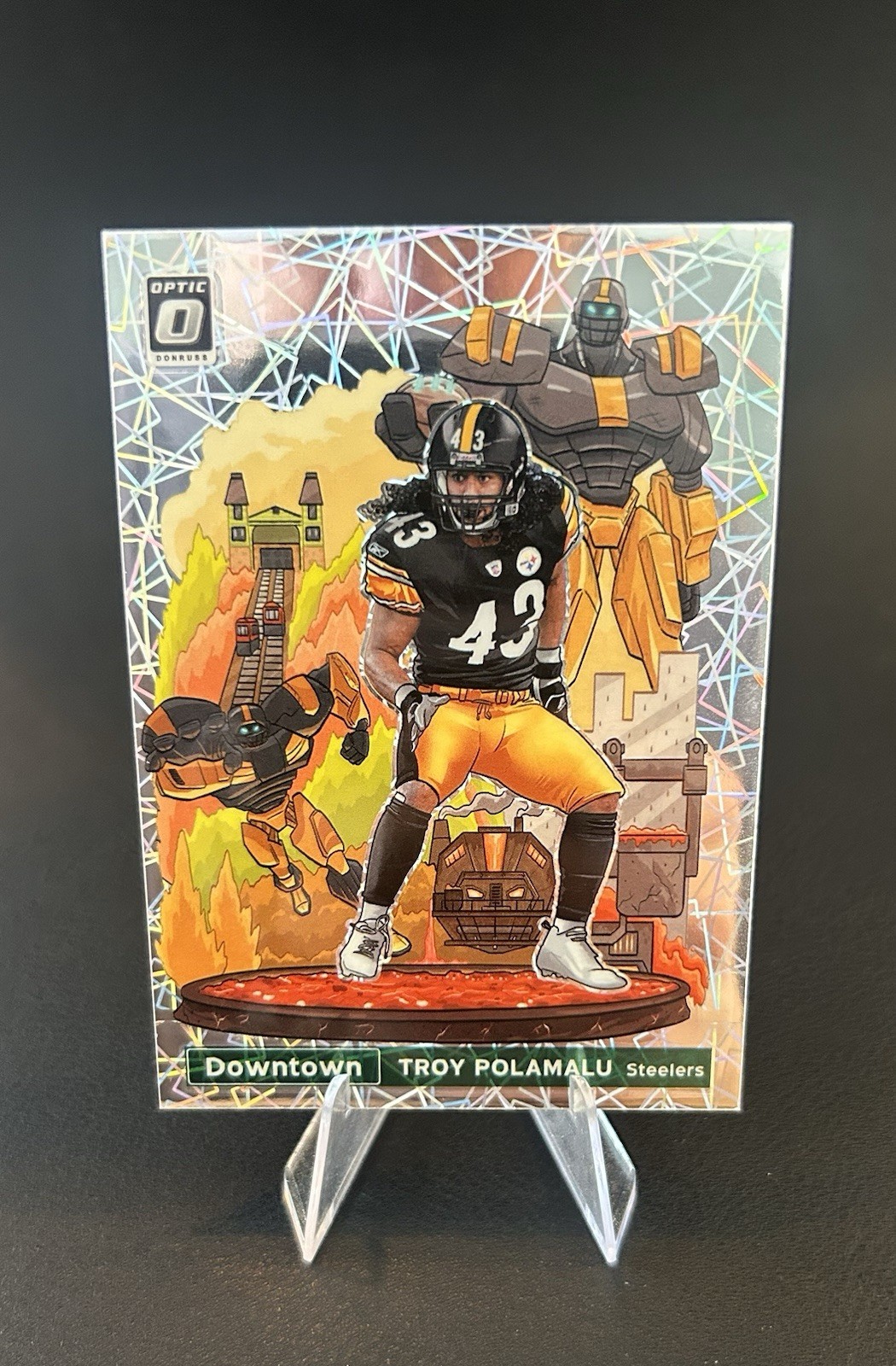 2021 Panini Donruss Optic - Downtown Troy Polamalu #DT-12