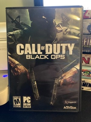 Call of Duty Black Ops PC 2010 CIB Video Game 2-Disc Set Used Key
