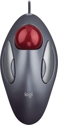Logitech Trackman Trackball Mouse Wired Marble USB Sealed NEW