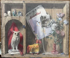 Raymond A Whyte Original Painting Surrealism Art Still Life Realism