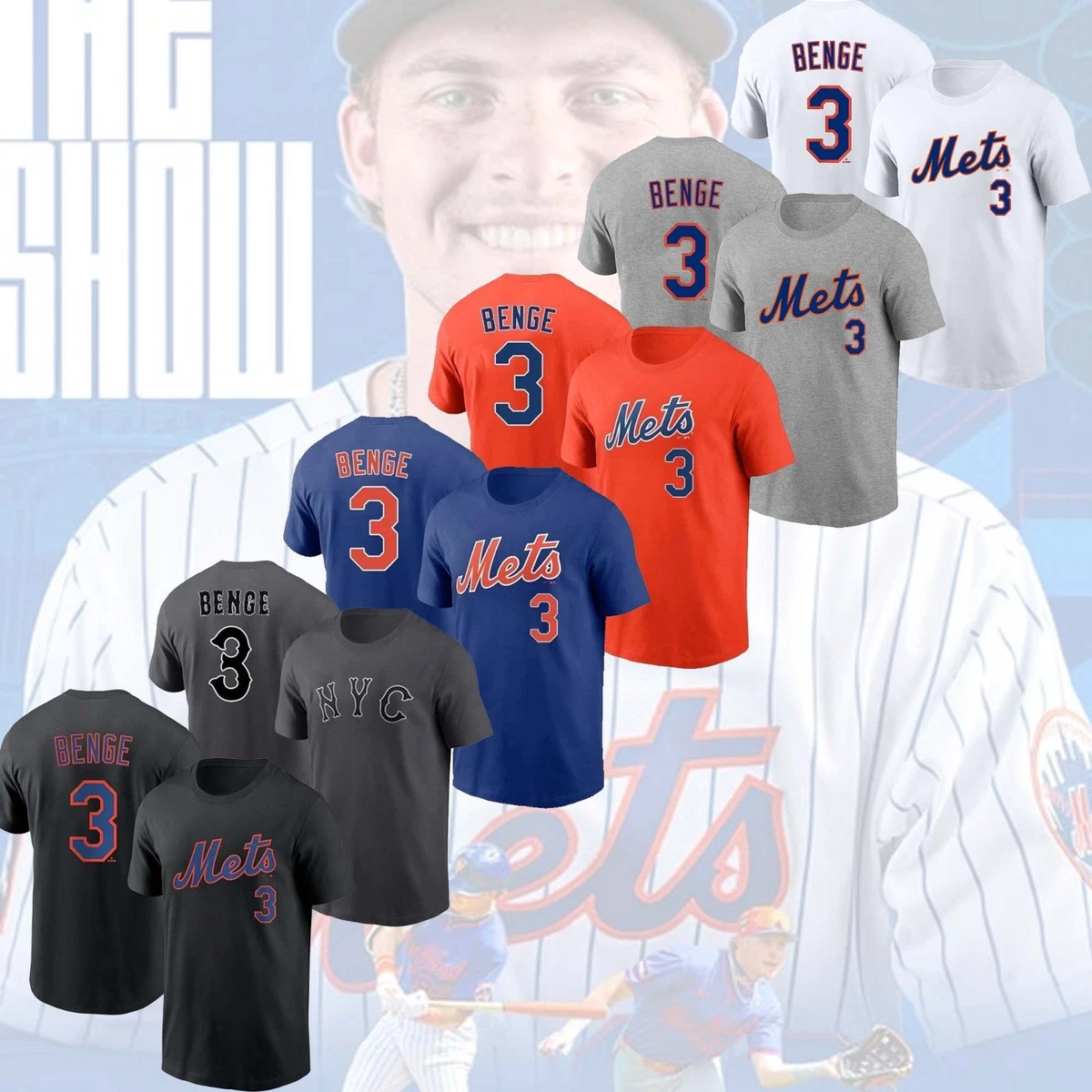 Gildan New York Mets Size XL MLB Fan Apparel & Souvenirs for sale
