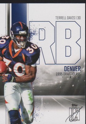 2024 Topps Signature Class #14 Terrell Davis Denver Broncos Bronze