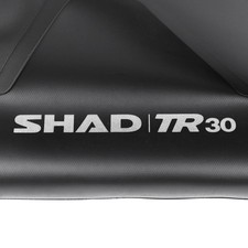 Borsa laterale Shad TR30 terra nera impermeabile con sistema di doppia chiusura 