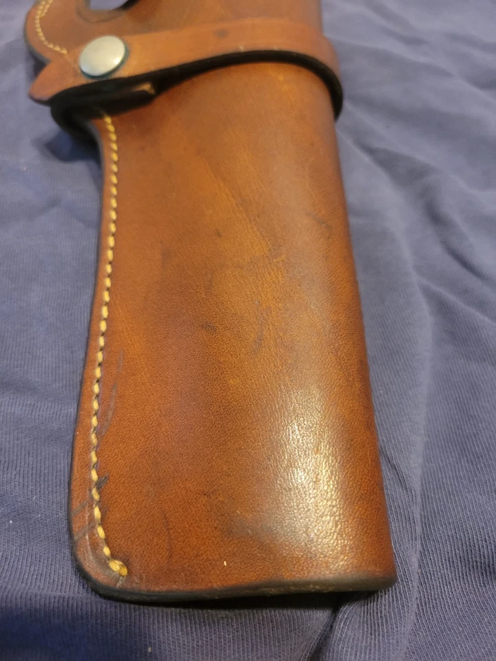 Револьверы Smith & Wesson модель 21-36 кожаная кобура для правой руки S&W с большой рамой - Изображение 3 из 4