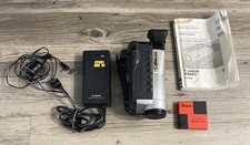 Canon ES400V 320x Digital Zoom 8mm Video Camcorder NTSC Bundle Read