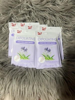 6 - Walgreens Refreshing foot masks Tea tree oil Lavender Aloe Foot Peeling