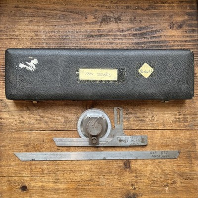 Moore & Wright No.995 Messschieber Schrägwinkelmesser 12'' & 6'' Klingen - Made in England