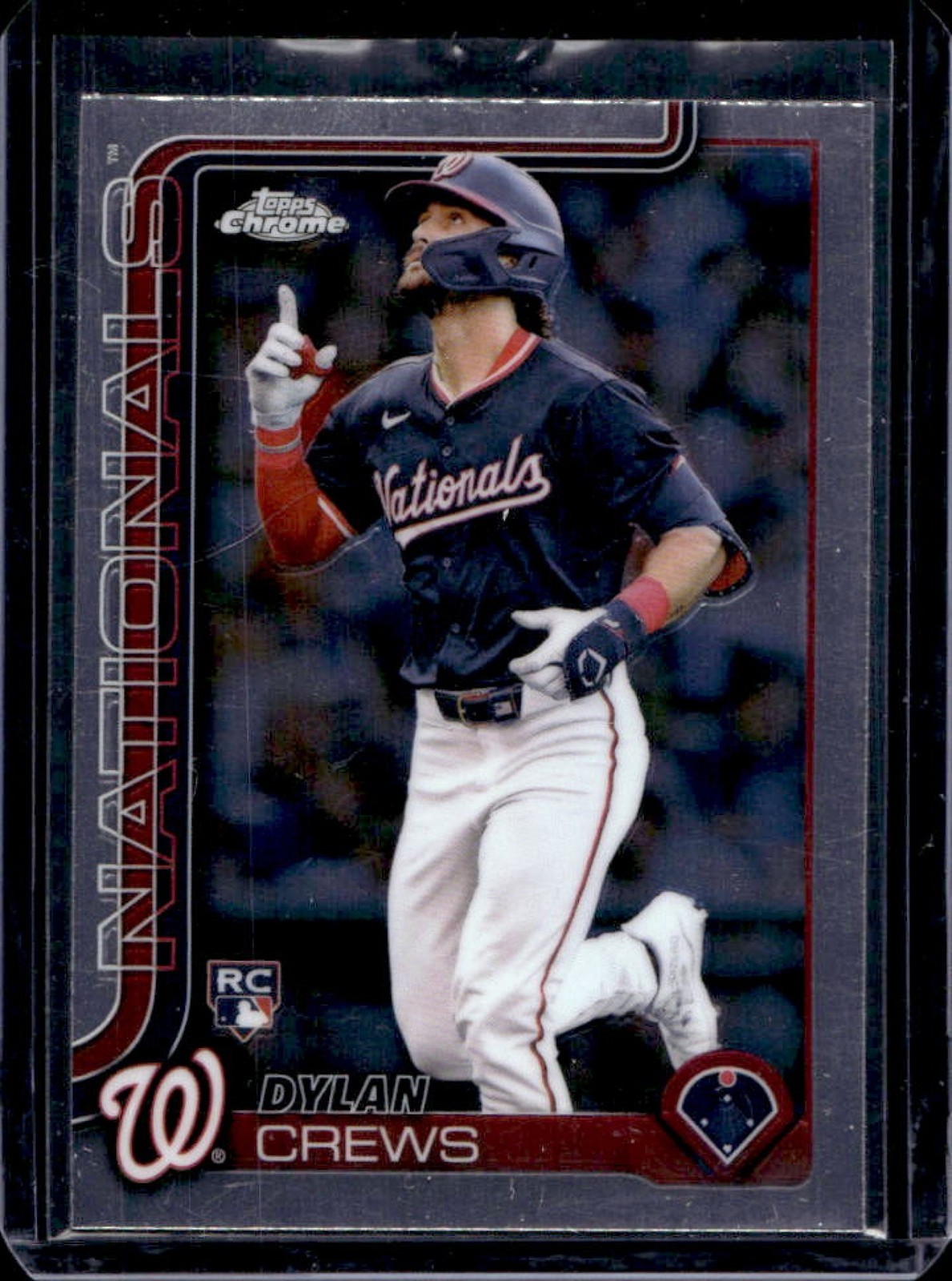 2025 Topps Chrome Dylan Crews RC Rookie #146 Nationals