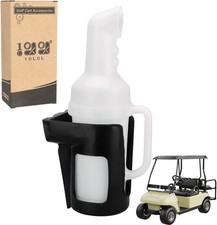 10L0L Universal Golf Cart Sand Bottle with Holder for Yamaha, EZGO, Club Car, Di