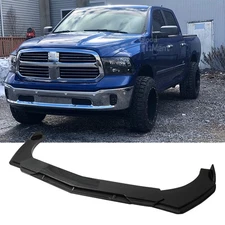For Dodge Ram 1500 2500 Carbon Fiber Front Bumper Lip Splitter Spoiler Body Kits