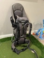 Deuter Kid Comfort 3 Backpack Child Carrier Hiking Black & Gray Rain Sun Shade