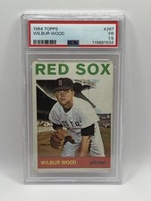 1964 Wilbur Wood Rookie Card  Boston Red Sox Rare PSA 1.5 Pop 1. rookie card picture