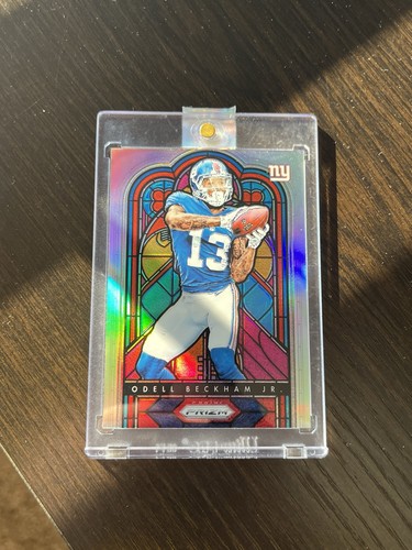 Odell Beckham Jr. Panini Prizm 2018 Stained Glass New York Giants #SG-3 Case Hit