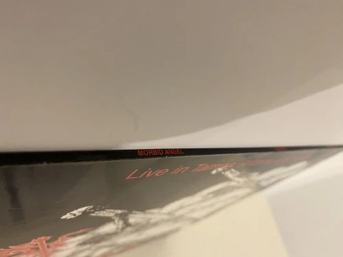 Morbid Angel  Blasphemy  '90  splatter LP Headache rec. Live Death image 5