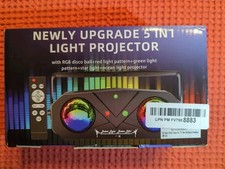 DJ Disco Party Laser Newly Upgraded 5 In 1 Light Projector With RGB Disco Ball