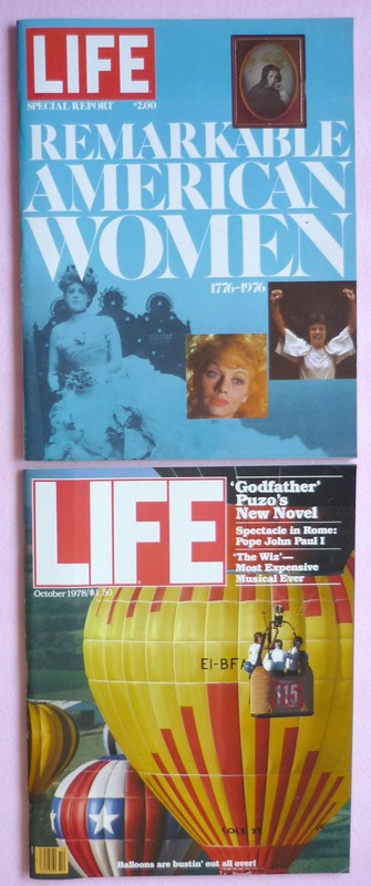 First Monthly LIFE Issue +Remarkable American Women 1776-1976 Special Report