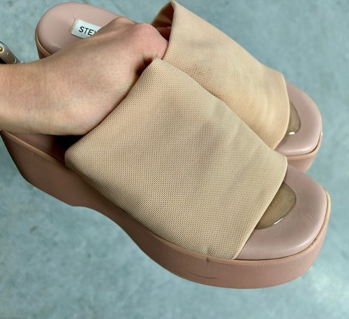 Steve Madden Sami 90s Chunky Stretchy Barbie Pink Slip On Slinky Sandals US 6.5 - Bild 6 von 9