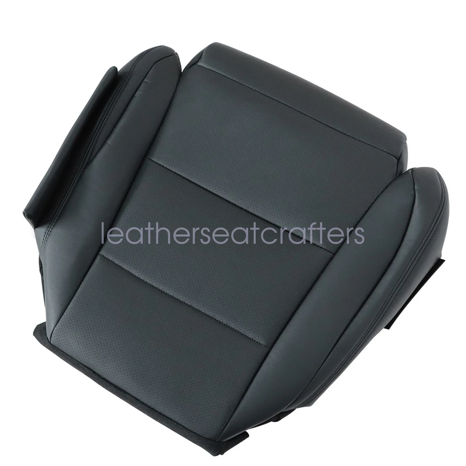 Cubierta de asiento de cuero de repuesto para parte inferior lateral negra para Lexus GS350 2013-2020 Foto 3 de 4