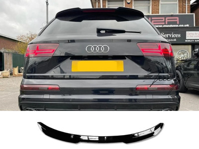 Hochglanzschwarz Dachflügelspoiler für Audi Q7 SQ7 S Line 2016-2019