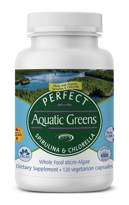 Perfect Supplements   Perfect Aquatic Greens   120 Vegetable Capsules   Organ...