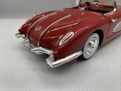 1/18 Motormax 1958 Chevy Corvette Convertible Red jm #73109 NO BOX! - Picture 7 of 24
