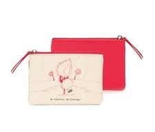NEW Jellycat Flamingo Purse Wallet Gift Rare Retired Coin Zip BNWT 