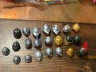 Lot of vintage playmobil medieval castle helmets knights armor