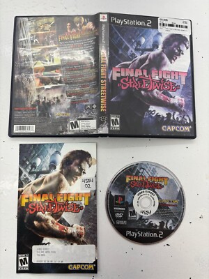 Final Fight Streetwise (PlayStation 2 PS2 COMPLETE IN BOX CIB RESURFACE TESTED)
