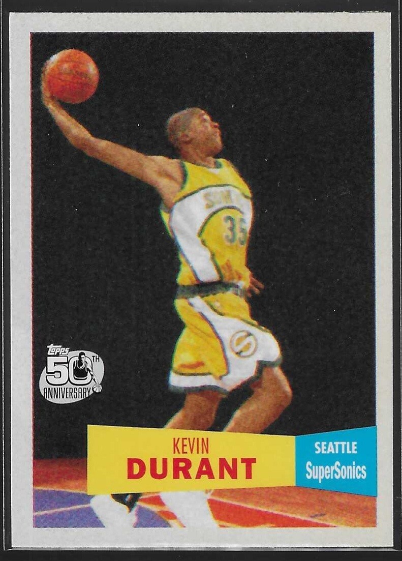 2007-08 Topps Kevin Durant 1957 58 Variations RC #112