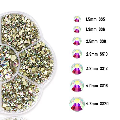 Rhinestones Nail Gems Nail Stones Nail Jewels Crystals Glass Crystal AB - Bild 2 von 7