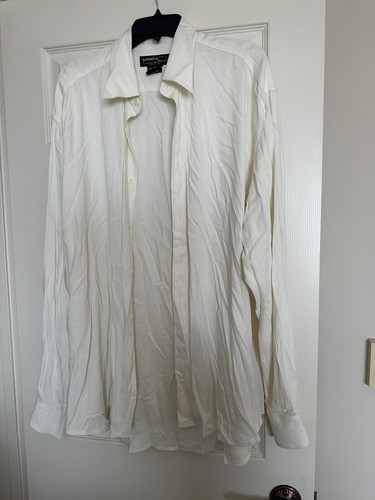 Camisa con botones Mondo Di Marco para hombre XL 54 beige crema hecha en Italia ELEGANTE ~ - Imagen 1 de 10