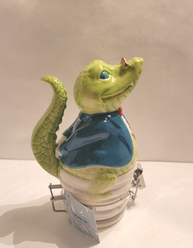 Barattolo ermetico Arte Contenuta, Prof Croc vetro colorato blu-verde 250 ml nuovo - Foto 2 di 5
