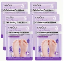 LAVANDER Exfoliating Foot Baby Soft Feet Remove Dead Skin Calluses 6pack
