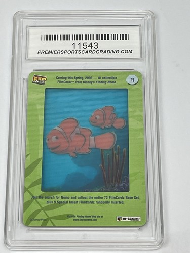 FINDING NEMO FILMCARDZ 2003 ARTBOX PROMO CARD P1 FATHER AND NEMO DISNEY PSCG 10 - Picture 2 of 2