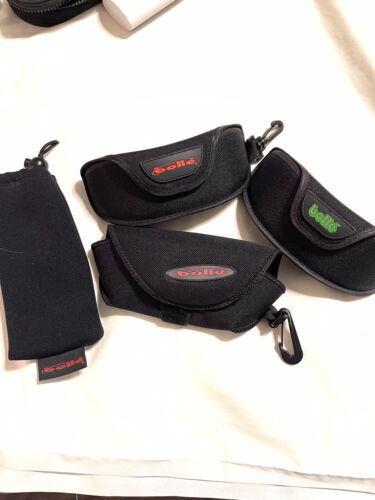 3 BOLLE SUNGLASS CASES Soft Sided, One W/Slots For Replacement Lens + 1 Pouch - 第 1/12 張圖片