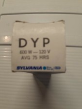 GE General Electric DYP Quartzline Projection Lamp 120v 600w New Old Stock