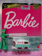 Hot Wheels Barbie KOOL KOMBI 🌸 white/turq/pink VW;real riders💮2024 Premium Pop