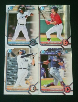 2022 Bowman Chrome Prospects BCP-1 to BCP-250 You Pick - 2 Card Minimum