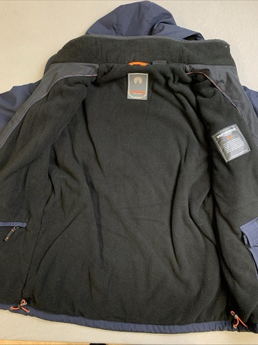 Weatherproof Jacket Men’s Size Large Soft Shell Navy Blue Fleece Lined WPL 11590 - Picture 12 of 20
