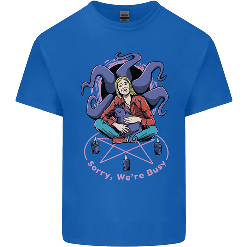 Camiseta Top Camiseta Algodón Gato Satánico Mamá Bruja Magia Negra Halloween Para Hombre - Imagen 99 de 108