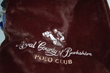 Royal County Of Berkshire Polo Club Prämiumdecke 150 x 200 cm - dunkelbraun
