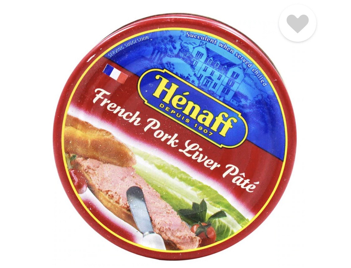 Henaff French Pork Pate De Campagne, Country Pate 130 Grams Pack of 6