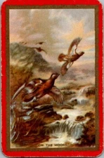On the Moors. Named Swap Playing Card.